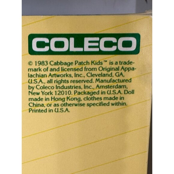 NIB VTG Cabbage Patch Kids Doll COLECO Limited Michelle-Leonor Birth Certificate - Picture 8 of 10